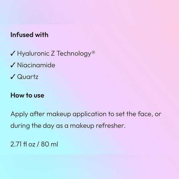 Formula Z Cosmetics Unisexy Setting Spray | Skin Mist New - Picture 4 of 6